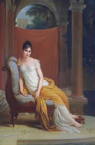 Alexandre-Evariste Fragonard Madame Recamier oil painting picture